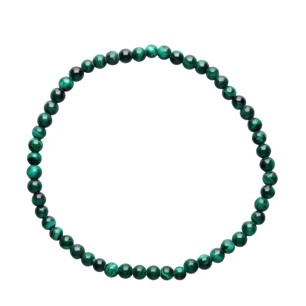 Pulsera Malaquita 4mm (Sanación, Empoderamiento y Transformación)