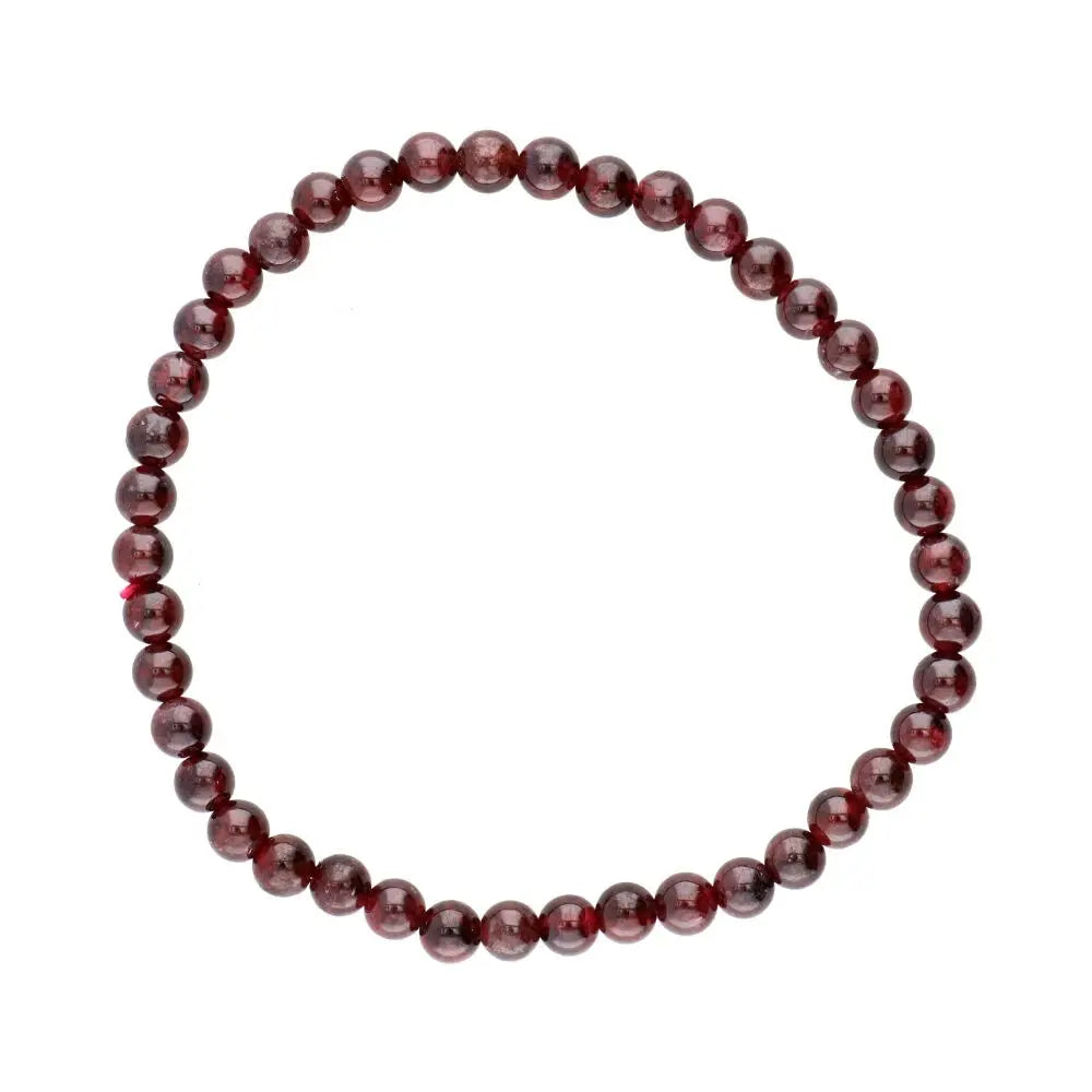 Pulsera de granate 4mm (Fuego interior y Energía Vital)