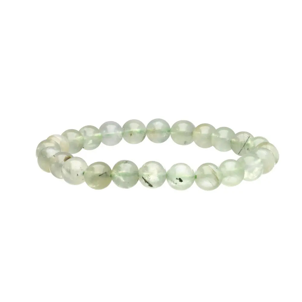 Pulsera Prehenita 8mm (Calma interior, Optimismo y Confianza)