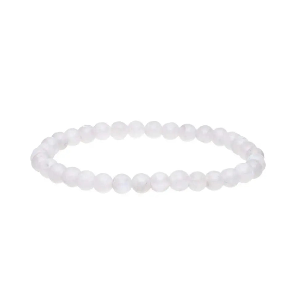 Pulsera Piedra Luna 6mm (Equilibrio, Intución y Energía Femenina)