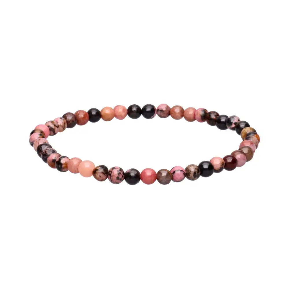 Pulsera de Rodonita 4mm (Perdón, Compasión y Sanación Emocional)