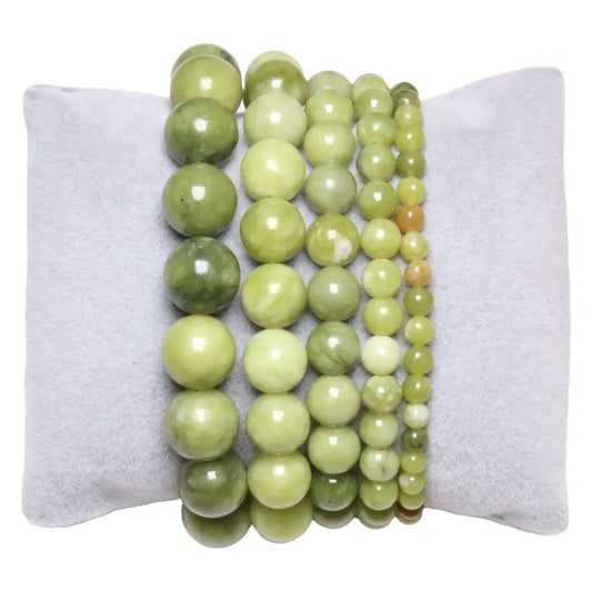 Pulsera Jade de Tailandia 8mm (Abundancia y Prosperidad)