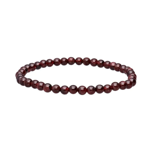 Pulsera de granate 4mm (Fuego interior y Energía Vital)