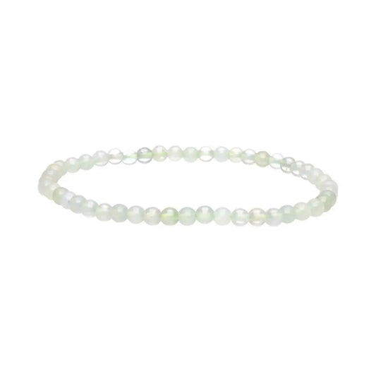 Pulsera Jade Verde 4mm (Prosperidad, Armonia y Buena Suerte)