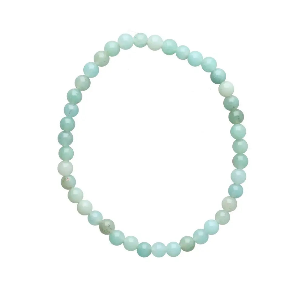 Pulsera Amazonita 4mm (Confianza, Seguridad y Calma)
