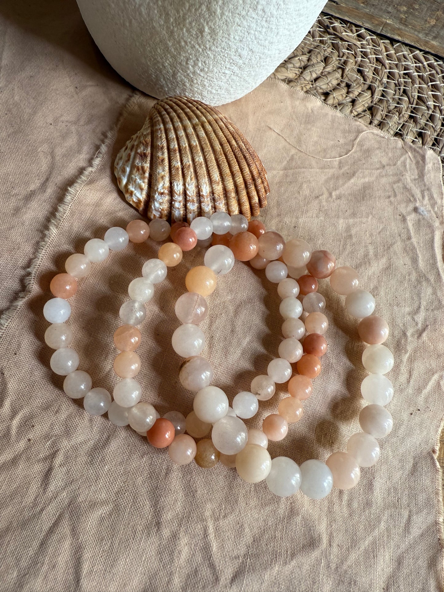 Pulsera Aventurina 6mm (Abundancia, Crecimiento y Prosperidad)