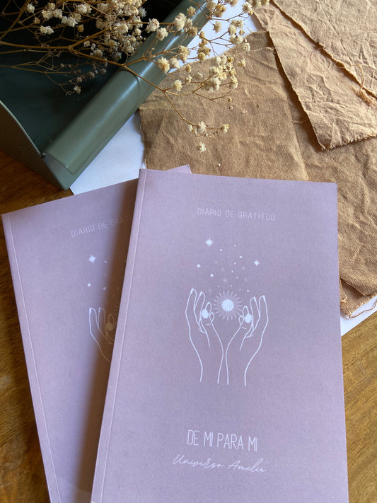Journal de Gratitud Manos Corto Rosa