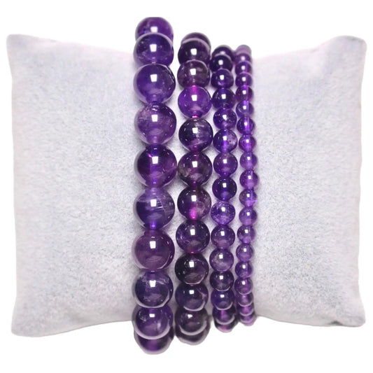 Pulsera Amatista 8mm (Espiritualidad, Calma, Sanación y Protección)