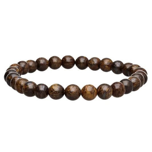 Pulsera Broncita 6mm (Fortaleza, Energía y Firmeza)